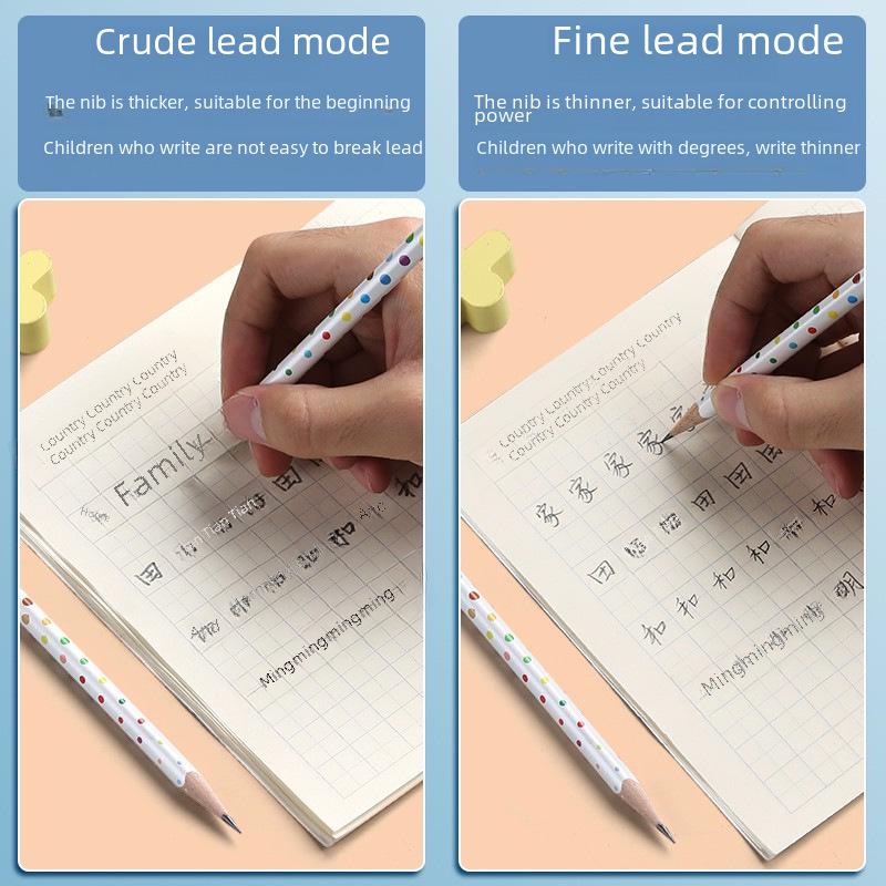 Creative Adjustable Thickness Cartoon Hand-Crank Lead Pencil Sharpener, Bite-Proof for Children.