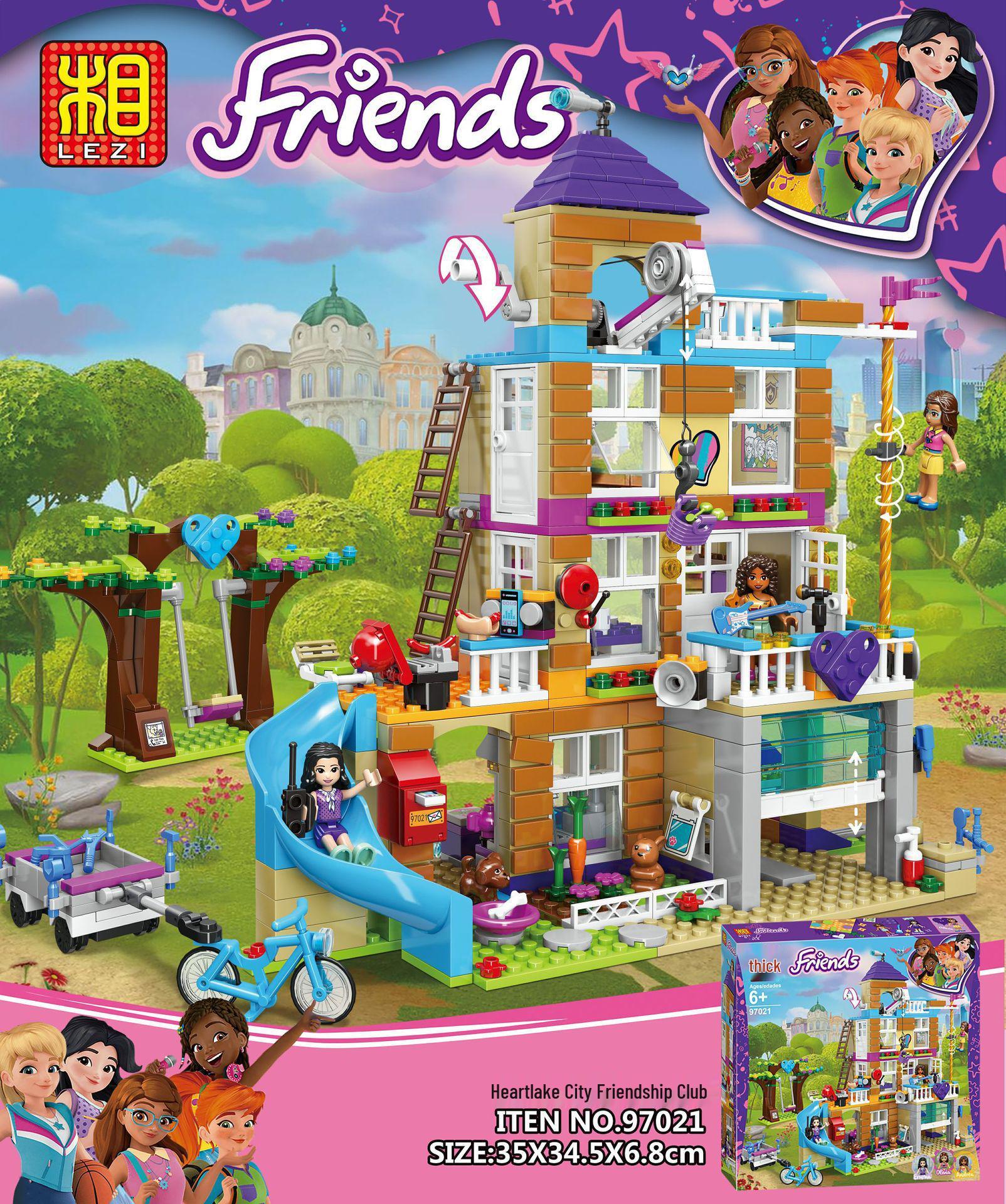 

Bole 10859 Конструктор-пазл для девочек Heart Lake City Friendship Club, стиль Двойной слон 3012 Standard Size