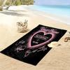 Custom Name Blackpink Print Beach Towel, Large Soft Quick Dry Towel for Beach Camping Swimming -HE16