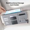 Car Sun Visor Wallet Card Bag Cover Sunglasses Holder For Lexus RX330 IS250 Ct200h ES300h RX350 IS300h Auto Accessories Keychain