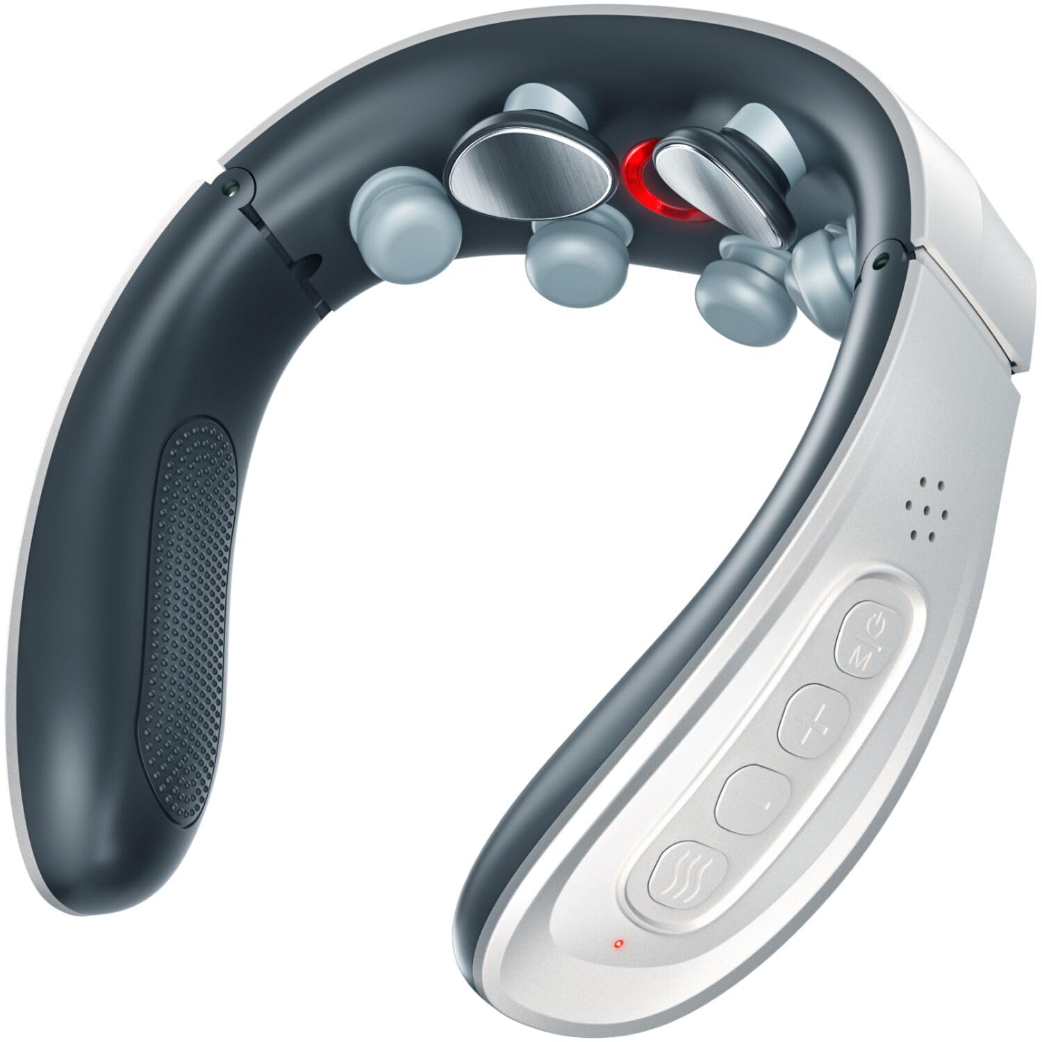 

Устройство для ухода за шеей и расслабления и EMS-уход за шеей с 6 регулируемыми уровнями нагрева, 15 уровнями интенсивности, освежающее, удобное, USB, простая кнопка, звуковое уведомление белый