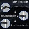 Solar Flag Pole Light,Fit 0.8-1.2 Inch Diameter 5ft 6ft Flagpole Bright White 6000k,Solar Powered Lighting Up To 12 Hrs Flag Pole Solar Light Outdoor