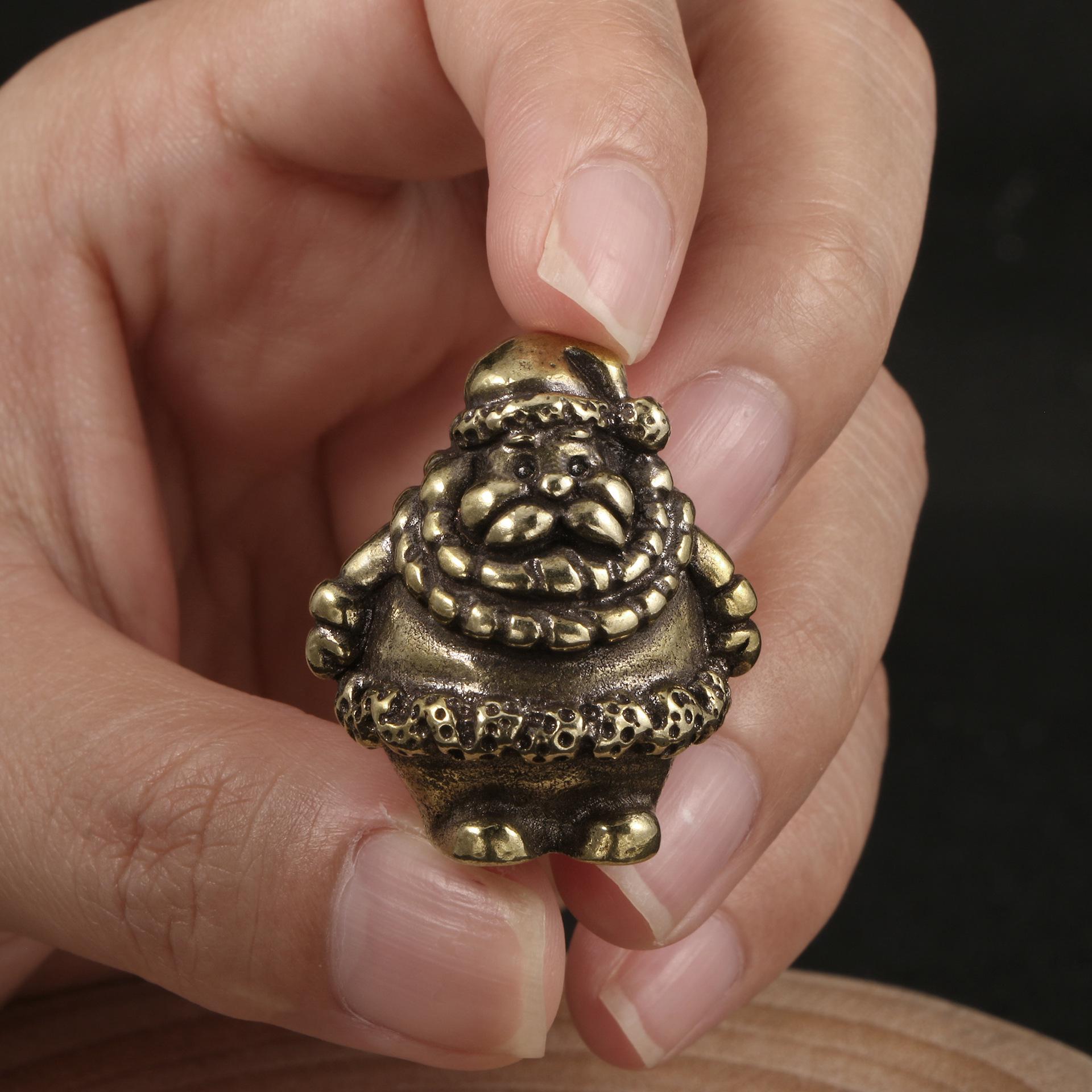 

Рождественский подарок Ретро украшение Санта-Клауса Латунь Домашний декор Подарки для друзей и семьи Аксессуары для украшения дома