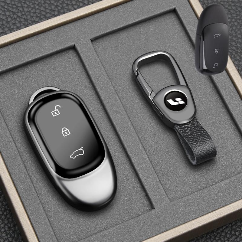 For Li Auto One Lixiang L7 L8 L9 Car Key Case Tpu Cover Car Key Shell Holder Key Protective Cover Keychain Buckle Accessories