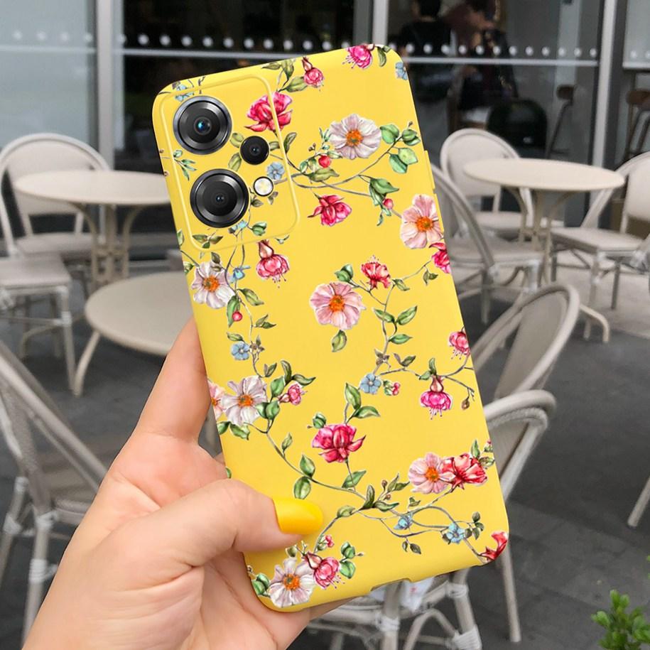 For OnePlus Nord CE 2 Lite 5G Case Daisy Flower Soft Silicone Back Cover for One Plus Nord CE 2 Lite 5G Cases CE2 Lite Funda Bag