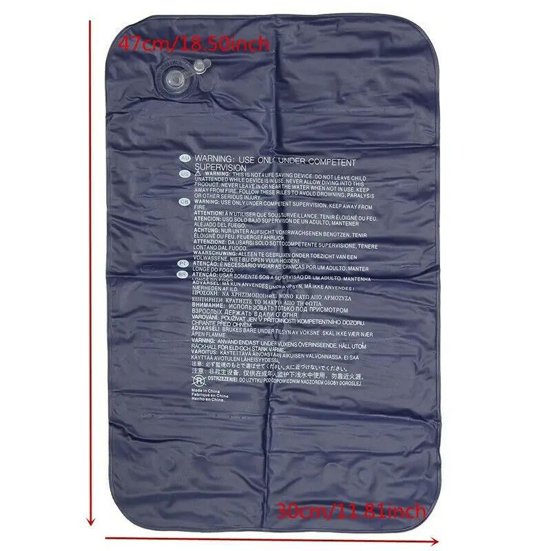 Pvc Inflatable Outdoor Camping Pillow Portable Head Pillow Travel Chin Support Cushion Office Rest Camping Neck Pillow