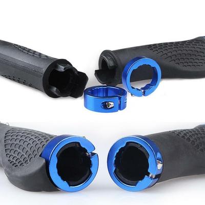 Bicycle Handles Ergonomic Handlebar Handles 1 Pair of Bicycle Non-Slip Rubber Cycling Handle Mountain Bike Shockproof Bar Parts