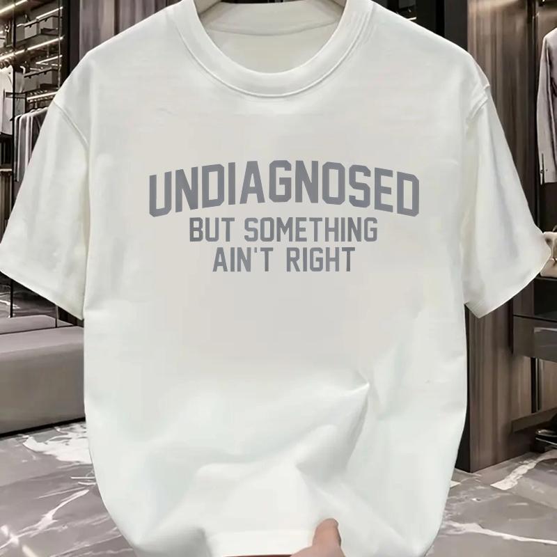 Creative Abstract Patterns, Unique Design, Men's Fashionable Printed T-shirt Short Sleeved, Round Neck, Breathable, Suitable for Summer,