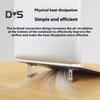 2Pcs Portable Laptop Stand Compact Design Portable Anti-Slip 3 Height Adjustment Notebook Bracket Computer Holders