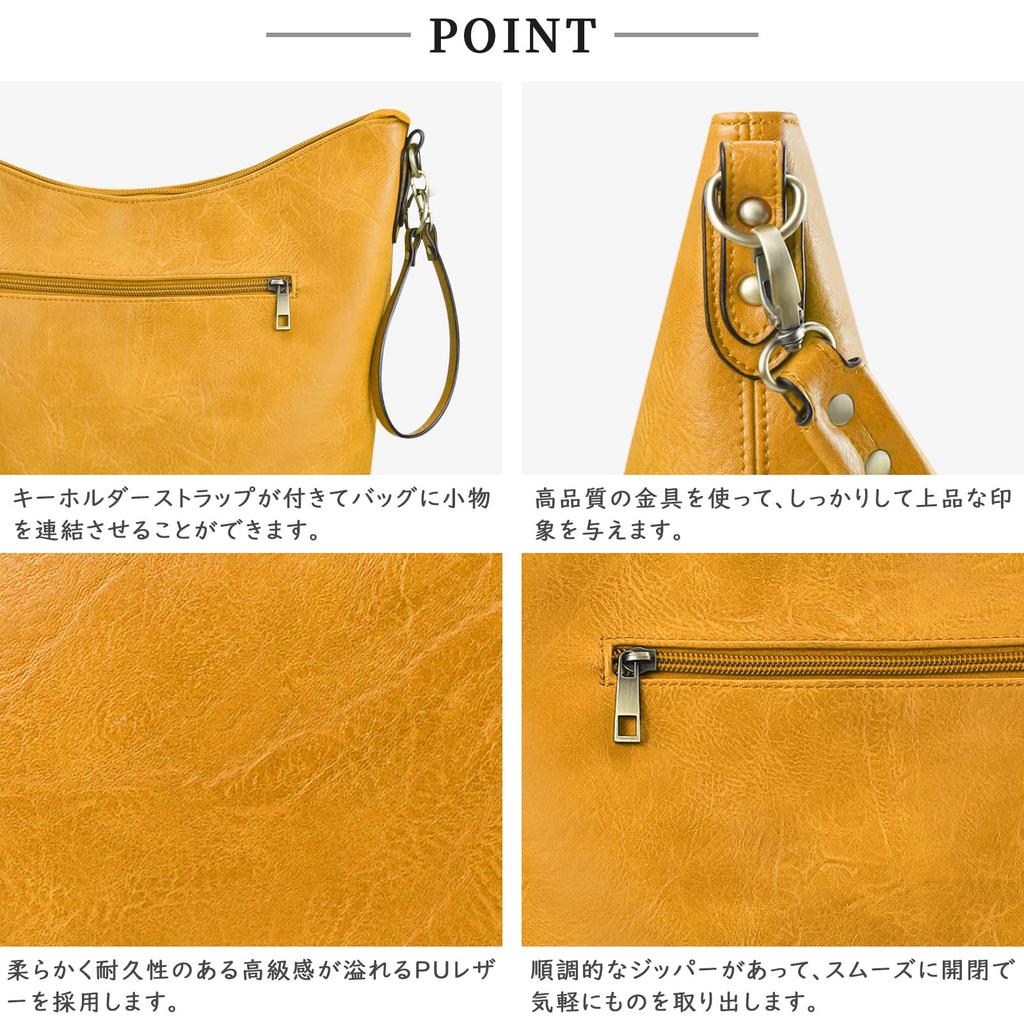 FUKUYIN Women's 3-Way Leather Tote Bag with 3 Straps, Large Capacity, ShoulderCrossbody Bag, Stylish, Simple, and Lightweight, Perfect for Commuting