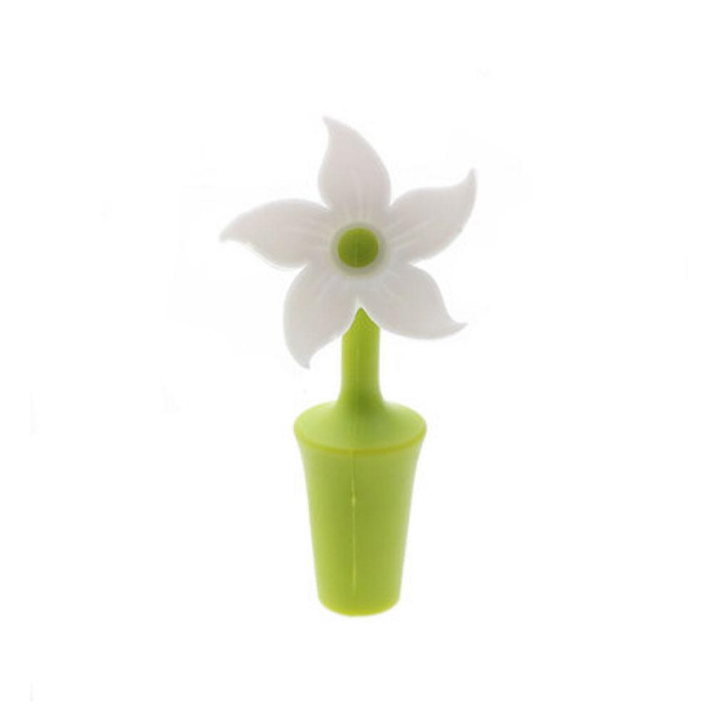 Silicone World Bauhinia Flower Silicone Wine Stopper  Vacuum Red Wine Bottle Stopper Sealed Champagne Drinks Wine Stopper Tools