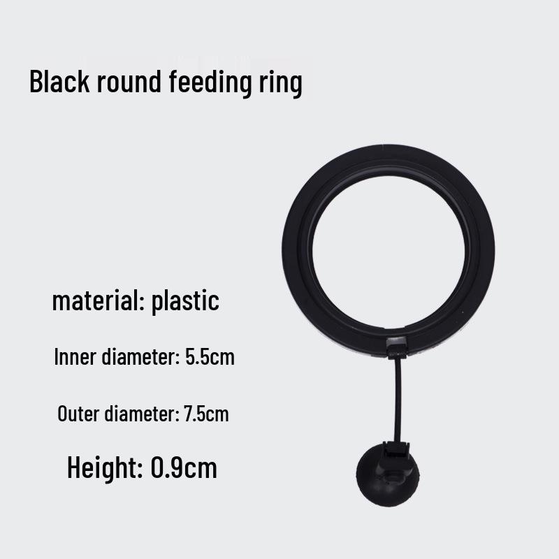

Iyu Fish Tank Feeding Ring with Suction Cup - Square & Round Floating Circles