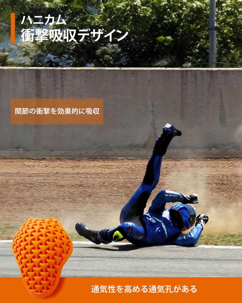 Motorrad Wirbelsäule Rücken Schulter und Ellbogen CE Aufprall-Set von 5 Protektor, Protektor, Protektor, Protektor, Standard, widerstandsfähig, atmungsaktiv,