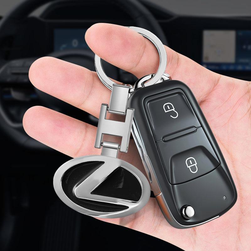 1Pcs Car Keychain Zinc Alloy Key Ring Accessories for Lexus 250 300 RX 300 350 US 200 GX 400 460 LX GS450H GS350 ES 350 300H NX300