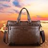 Mode Herren Rindsleder Business Aktentasche Umhängetasche Männlicher Messenger Große Kapazität Computertasche