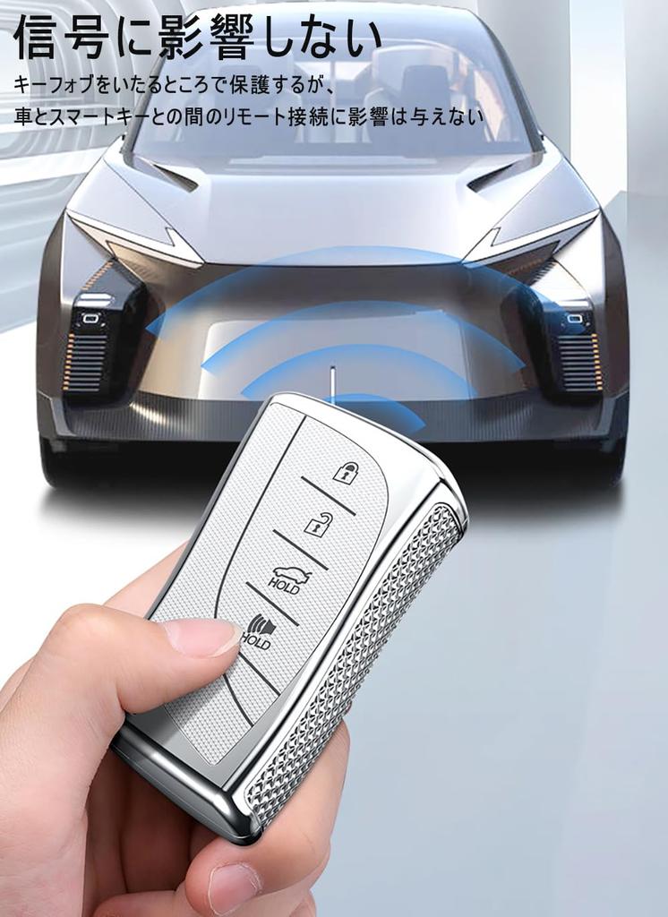 Yinki Lexus Key Case, Key Cover, Compatible with LEXUS LC LS UX ES New