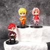 12/set of Second-generation Models Anime Naruto Sasuke Itachi Kanjiro Sharen Silent Hinata Q Edition PVC Doll Children's Toys Do
