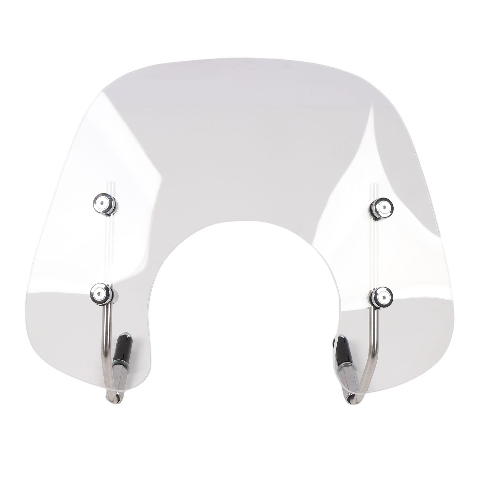 

Мотоциклетное ветровое стекло Акриловая углеродистая сталь Уменьшение воздушного потока Дефлектор для скутера Замена для