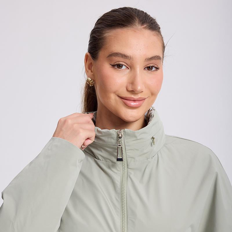 Women Jacket MODERN NEW SAGA Spring Women Coat Brand Autumn Lady Trench Coat Hidden Hood Windbreaker Plus Size