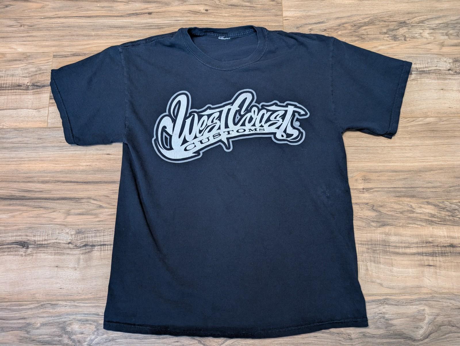 Vintage Y2K West Coast Customs Shirt Size M Rap Hip Hop TV Reality Unisex T-Shirt XXXXL