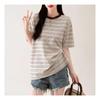 Navava Casual Daily STriped Round Neck ShorT Sleeve T shirT nT1775