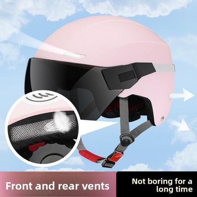 Helmet Summer Sunscreen Women's Electric Vehicle Helmet Summer Men's Lightweight Universal Summer Helmet