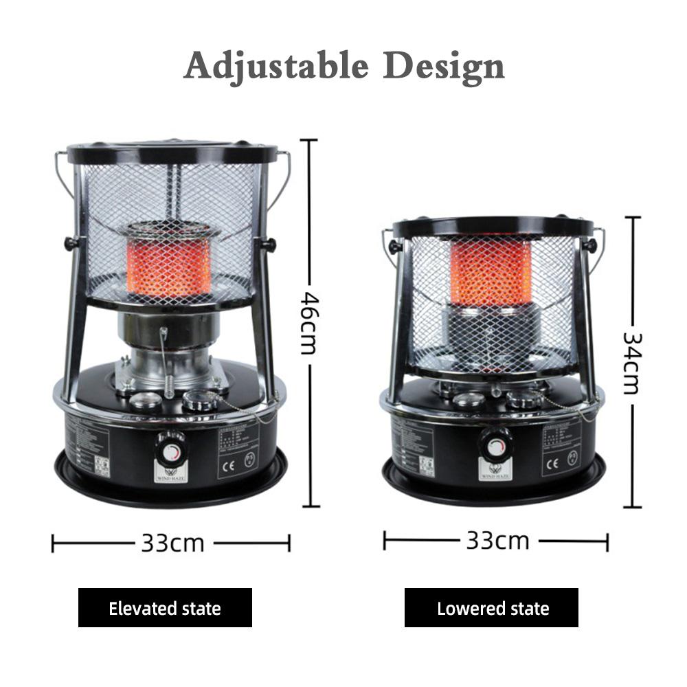 Liftable Kerosene Stove Heater Outdoor Tent Kerosene Stove Multifunctional Hiking Heating Cooking