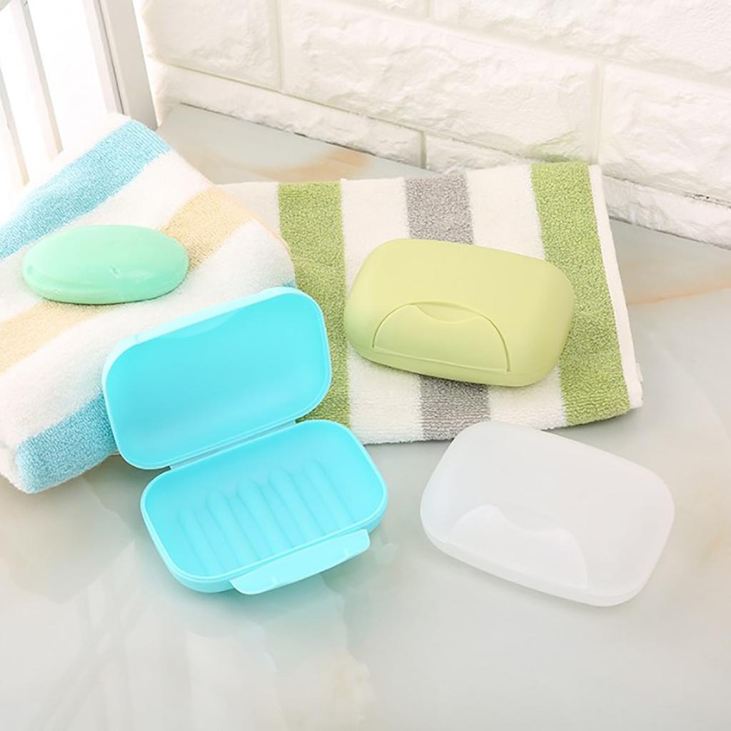 5 Colors Portable Travel Soap Container Waterproof Bar Soap Case Holder Leakproof Soap Dish Box Home el Accessories