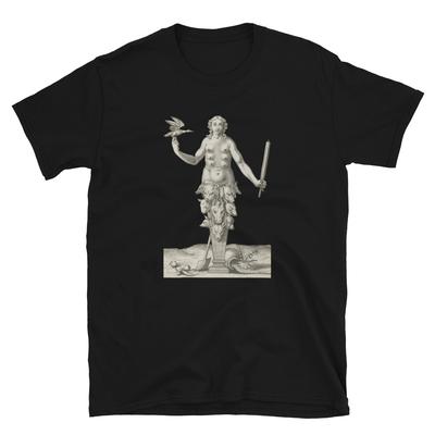 Erbe die Erde, Mutter Natur, Heidentum, Okkultismus, Bedruckte T-Shirt Tops Tee