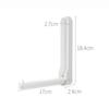 Punch Free Hanger Storage Shelf Wall Mounted Hanger Organizer Foldable Clothes Hanger  Household