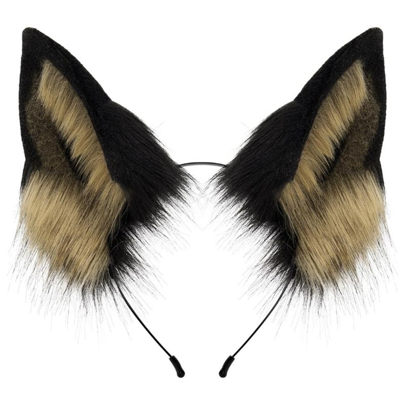Wolf Dog Dress up Costume Halloween Animal Costume Animal Ears Headband, Animal Tail, for Girl Cosplay Halloween Party