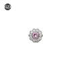 1pz F136 Titanio CZ Ancoraggio Dermal Forma di Luna Micro Ancoraggio Dermal Piercing Fiore Stella Skin Diver Piercing Gioielli per il Corpo 14g