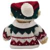 Santa's Factory Christmas Collection Christmas Sweater Bear Plush Toy, Nordic Style, Size L, S037304