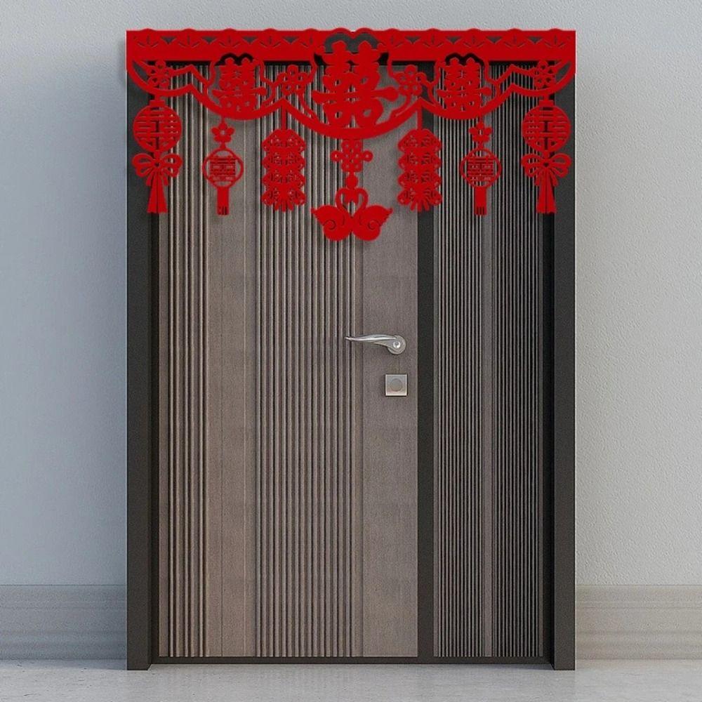 Chinese Style Hanging Banner Non-woven Wall Ornaments Wall Hanging Pendant  Curtains Decor