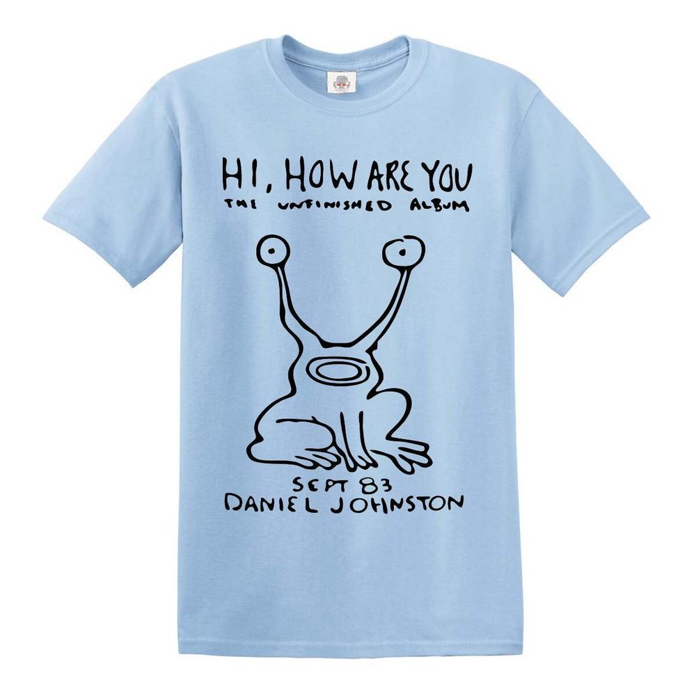 Hi how are you daniel johnston mens womens tshirt top 2XL