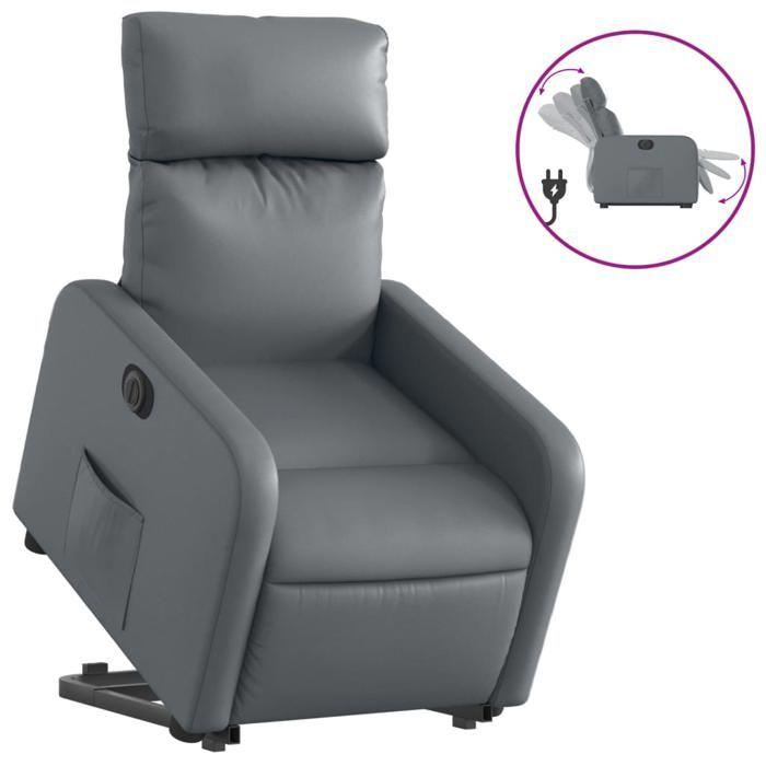 VidaXL Electric Recliner, Relaxation Chair with Adjustable Backrest and Footrest, Living Room Seat 3206766