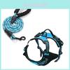 Reflective Dog Harness With Adjustable Collars For Large Breeds And Night Safety