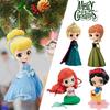 Pendentifs Ornements Scintillants Disney Princess pour Sapin de Noël