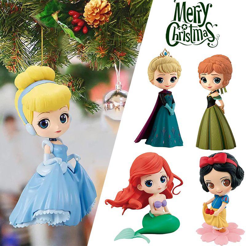 Pendentifs Ornements Scintillants Disney Princess pour Sapin de Noël