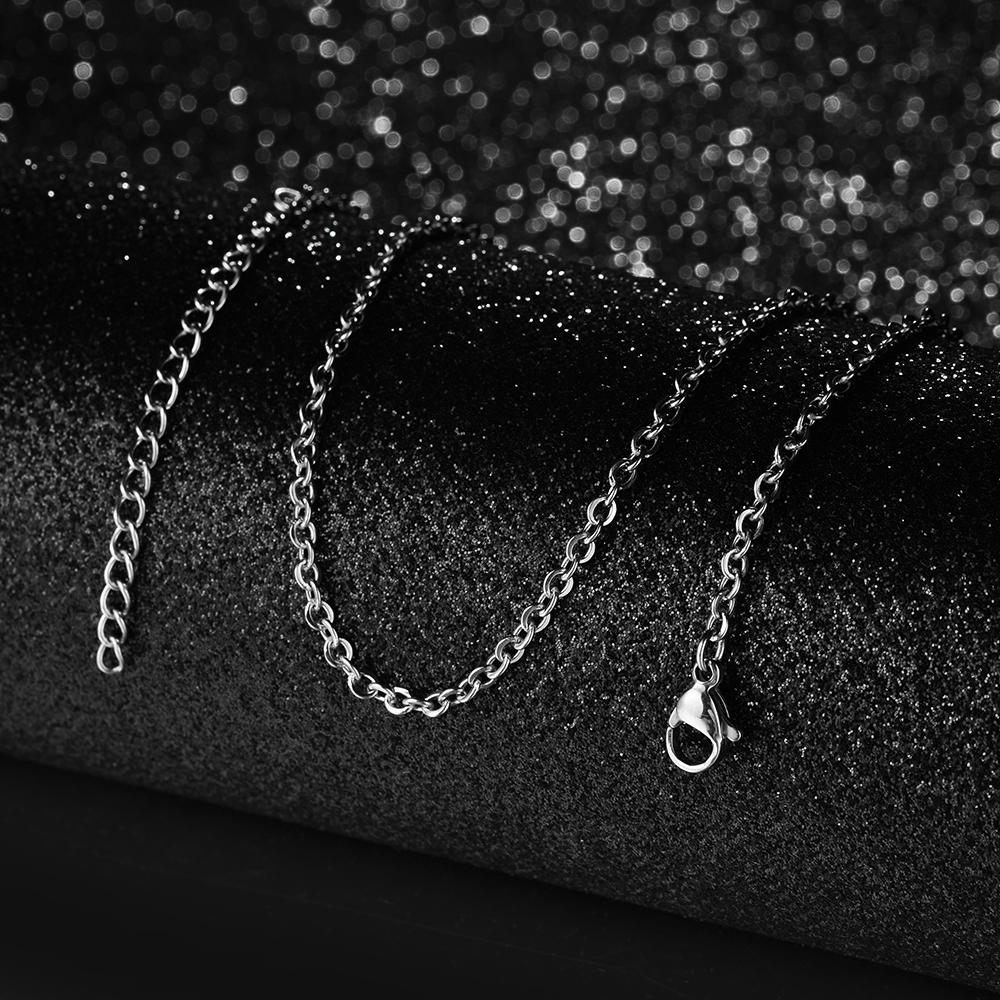 50cm Nuova Moda Catena in Acciaio Inossidabile 1,2-3mm Colore Argento Oro Rosa Collana Gioielli Placcatura Sottovuoto Accessori Choker Collare