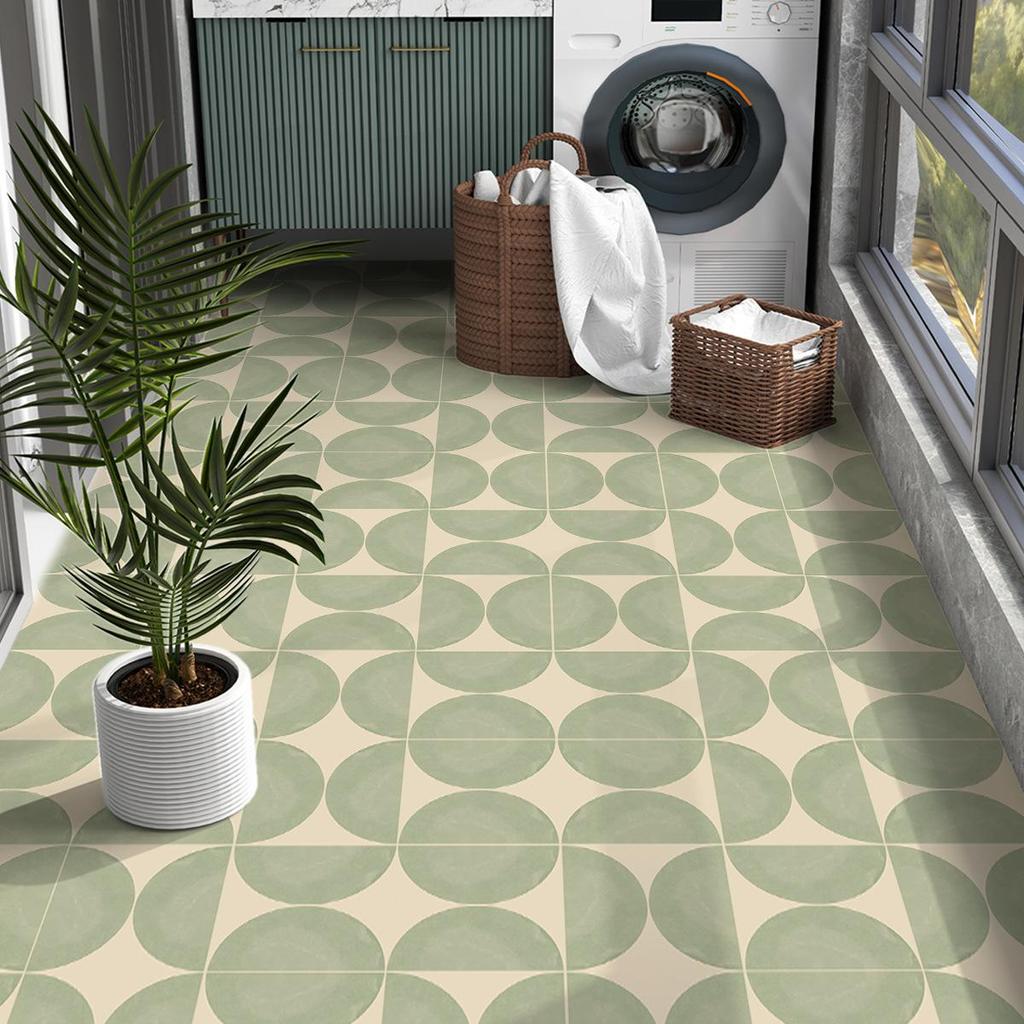 5Mm Thickened Waterproof And Non-Slip Wall Sticker Floor Sticker Imitation Tile Bedroom Living Room Decoration