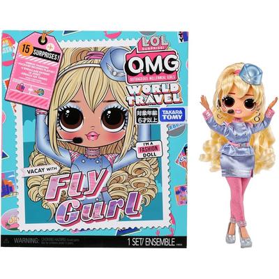 L.O.L. Surprise O.M.G. World Travel Fly Girl Doll with Accessories 11.5 Inches