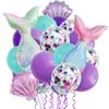 Mermaid Ocean Theme Balloon Garland Set for Birthdays and Weddings