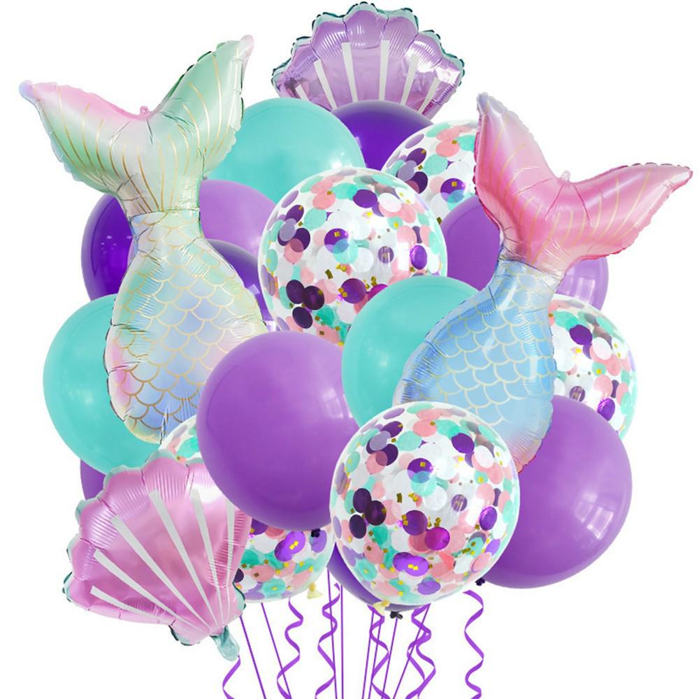 Mermaid Ocean Theme Balloon Garland Set for Birthdays and Weddings