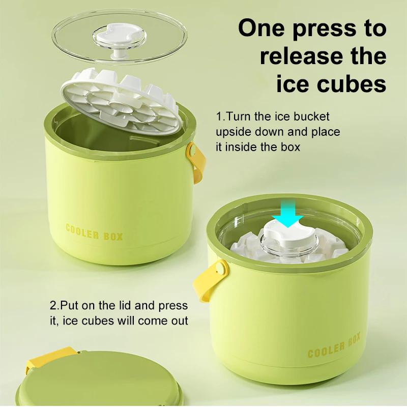 Food Grade Ice Compartment Storage with Outdoor Camping Portable Sealed Thermal Insulation Household Ice Storage Bucket