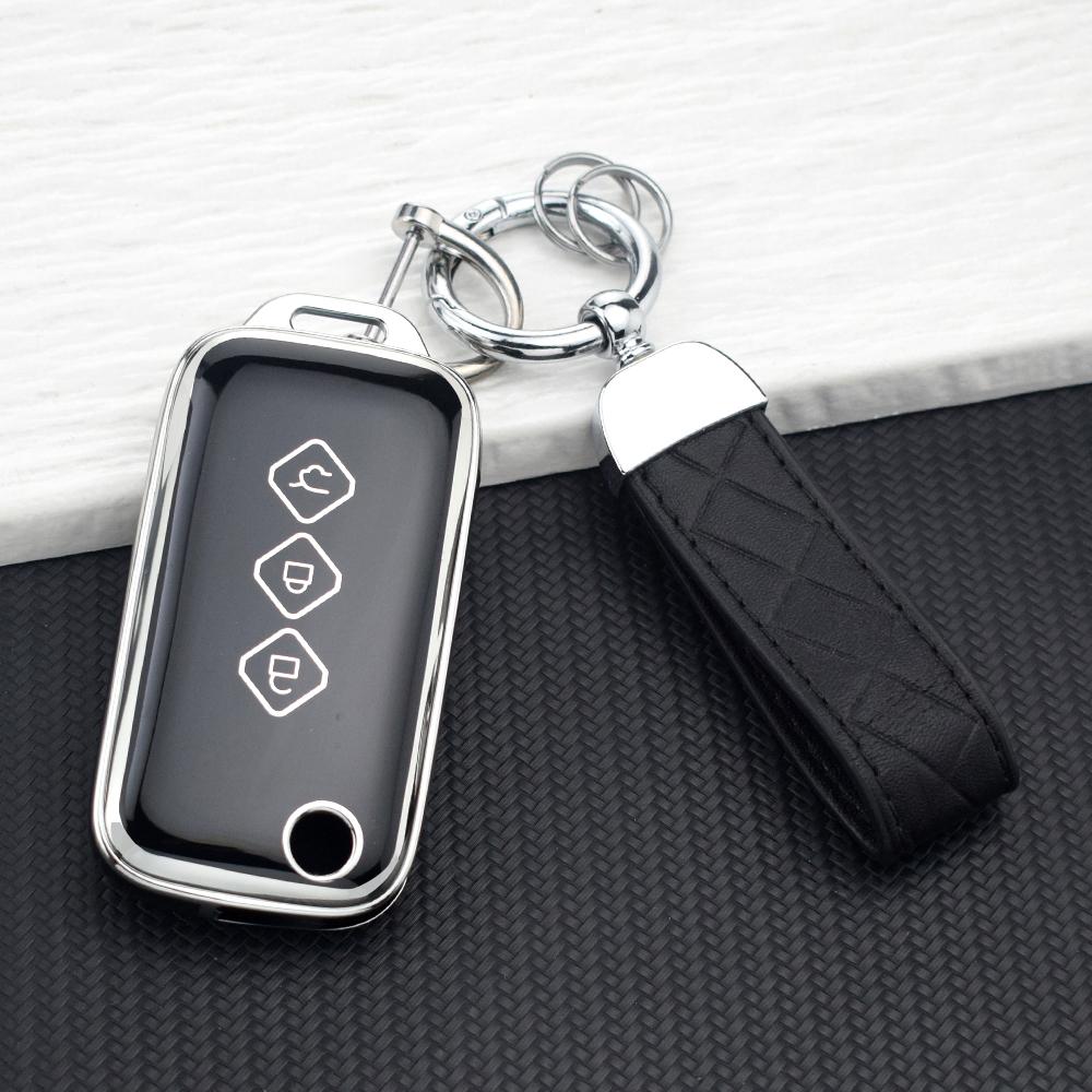 Tpu Flip Car Key Case Cover For Wuling Hongguang S Baojun 730 510 560 530 360 630 Rs-5 For Chevrolet Trax Aveo Captiva Groove