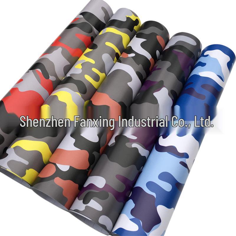 Exclusivas Pegatinas Envolventes de Grafiti Camuflaje Blanco y Negro para Coche y Motocicleta para Personalización Personalizada