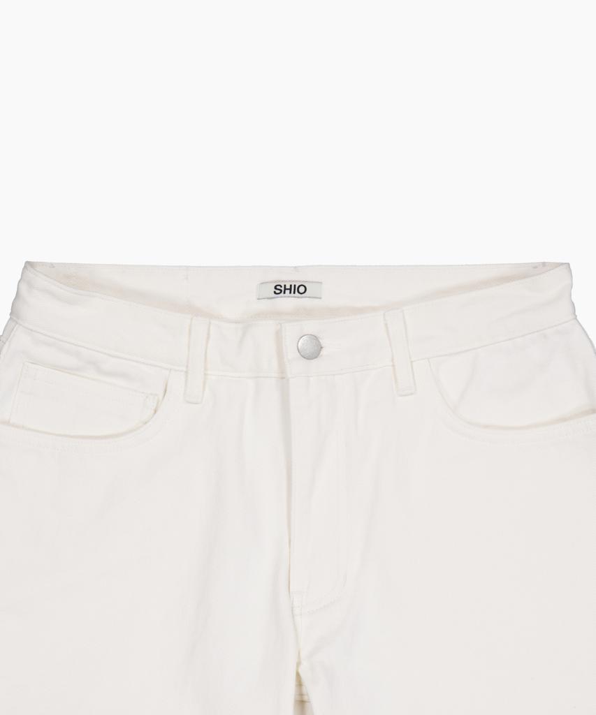 Sioiaipi Regular Cotton Pants (White)