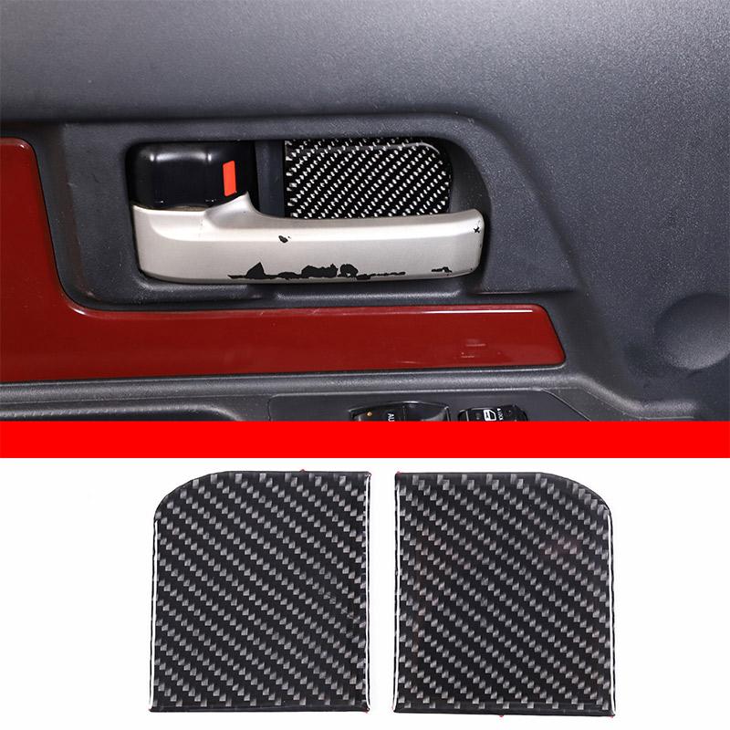Soft Carbon Fiber For Toyota FJ Cruiser 2007-2025 Car Center Control Interior Sticker Car Modification Accessories