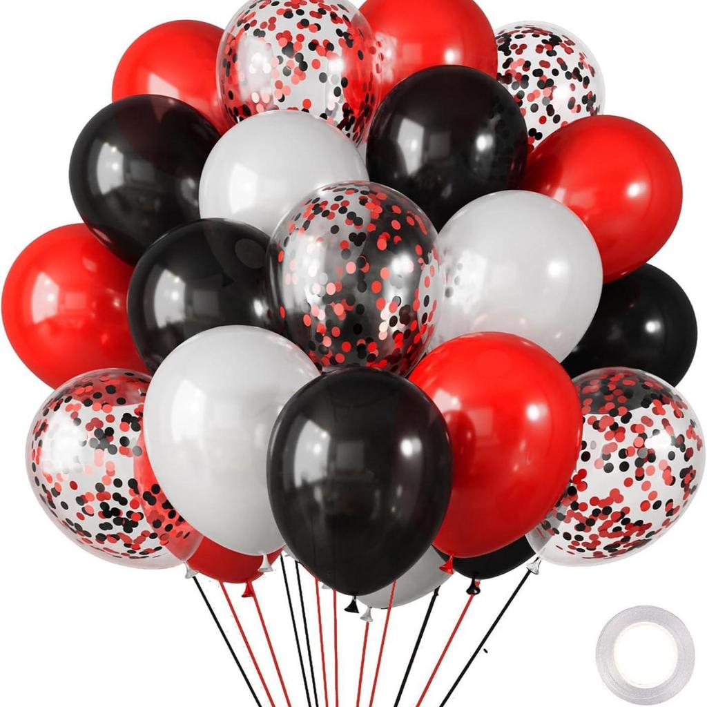 30-Piece Colorful Metal Sequin Balloon Set for Birthday Parties and Ceremonies